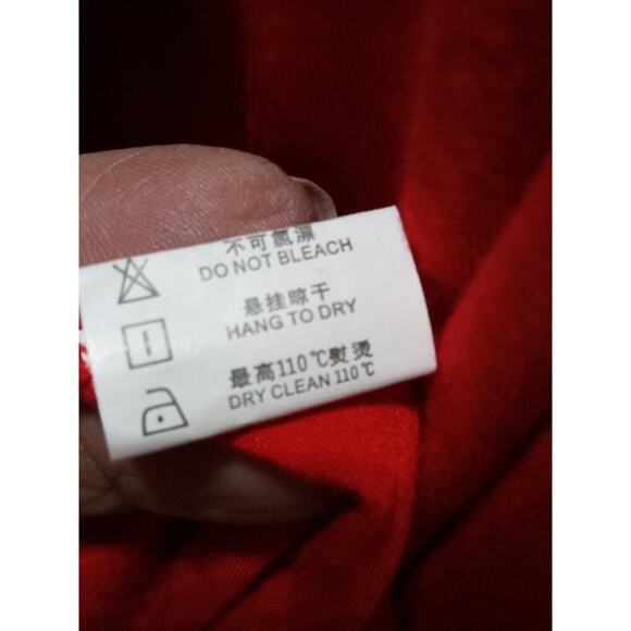 MIHOLL Women's Red Lace Round Neck Cold Shoulder Spaghetti Straps Top Blouse Med - Picture 8 of 10